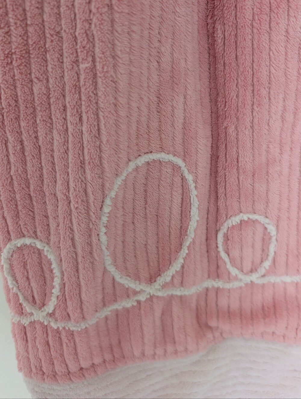American Girl Emily Pink Chenille Robe with Belt for Girl Small Retired Matching - Picture 3 of 8